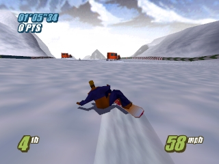 Twisted Edge - Extreme Snowboarding (USA) In game screenshot